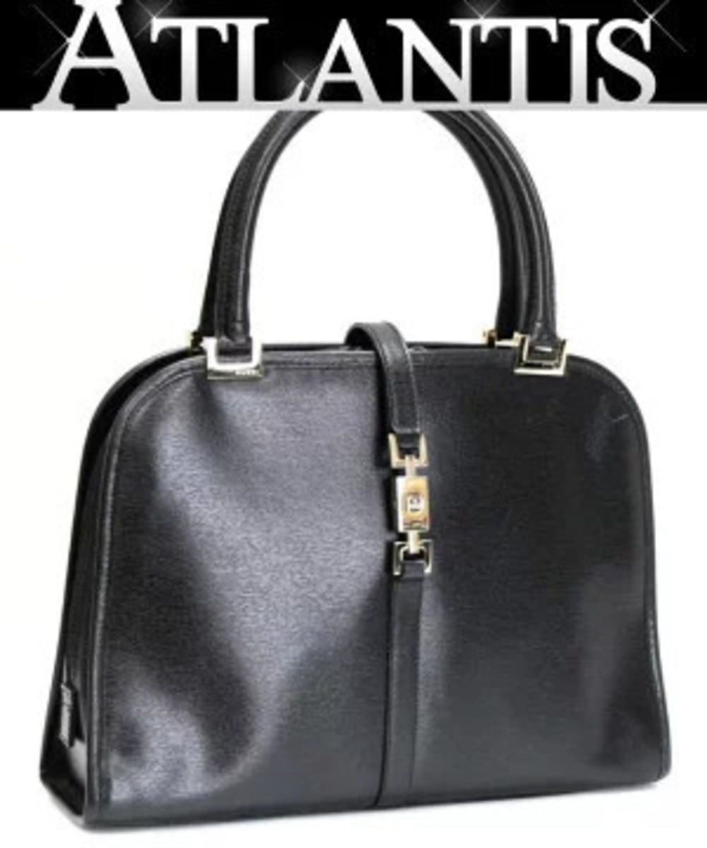 Gucci Jackie handbag leather black